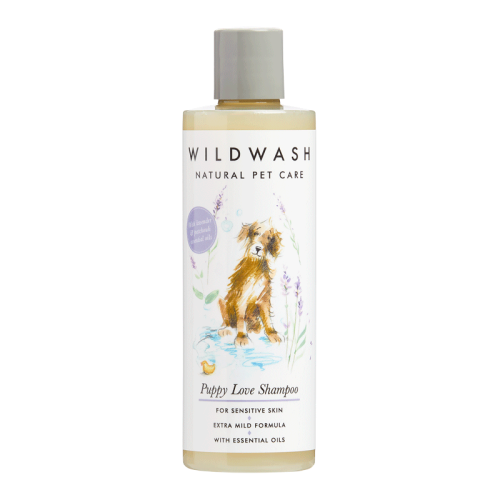 Szampon delikatny dla szczeniąt WildWash Pet Puppy Love 250 ml - nowe opakowanie 2021. www.wildwash.pl
