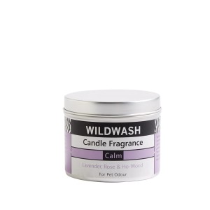 Naturalna świeca zapachowa WildWash aromat SPOKÓJ (190 g)