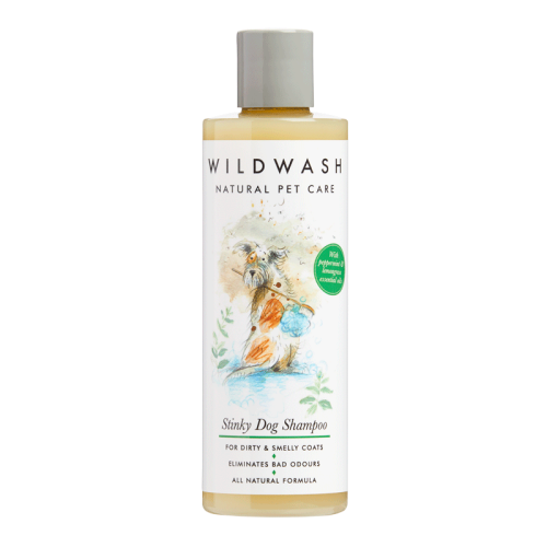 Szampon dezodorujący dla psa WildWash Pet Stinky Dog 250 ml - nowe opakowanie 2021. www.wildwash.pl