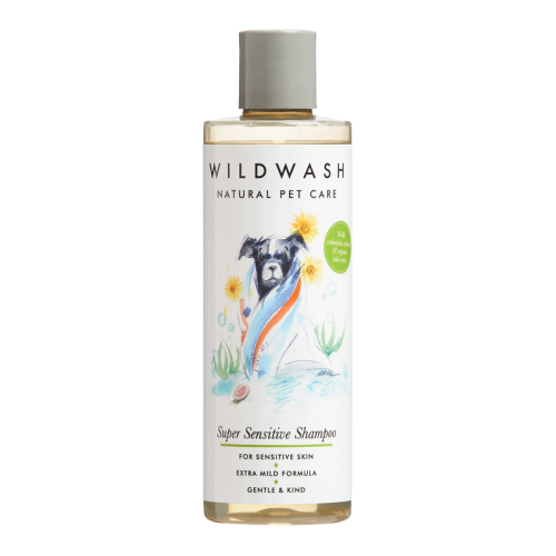Szampon dla psa do sierści wrażliwej WildWash Pet Super Sensitive 250 ml - nowe opakowanie 2021. www.wildwash.pl