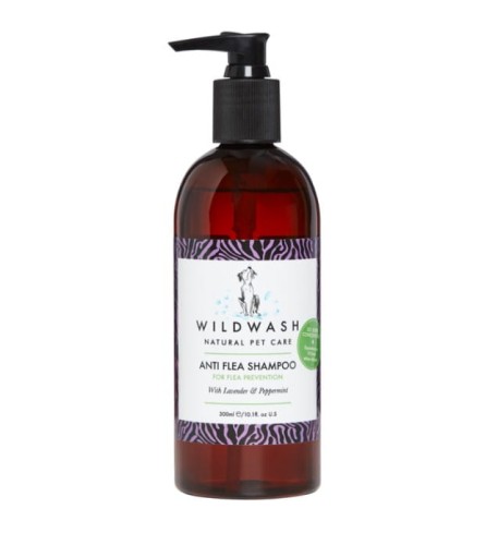 Szampon przeciw pchłom i kleszczom dla psa WildWash Pro (300 ml koncentrat) NOWA etykieta